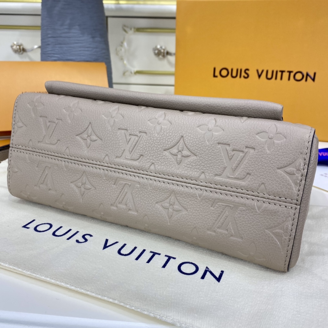 Louis Vuitton VAVIN PM Handbag Monogram Empreinte M44929 Tourterelle Grey